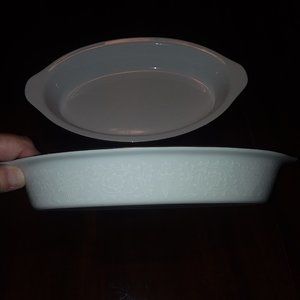 Crown Victoria Lovelace Oval Gratin/Baker Set/2
